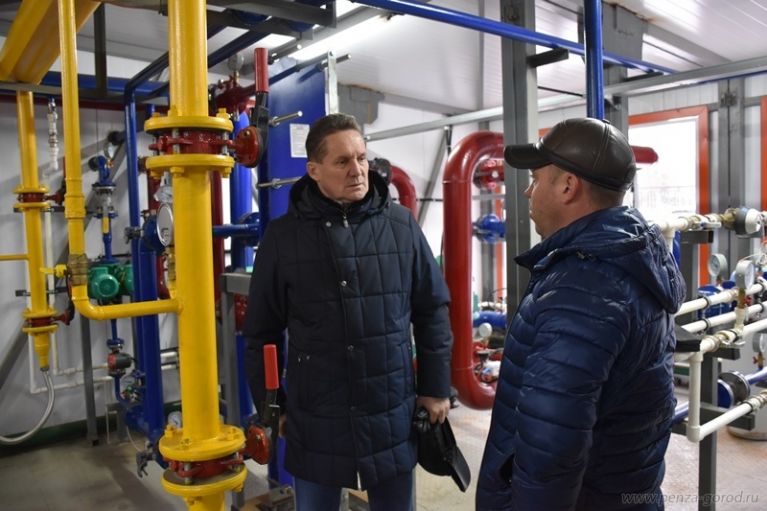Мэр Пензы проинспектировал модульные котельные города