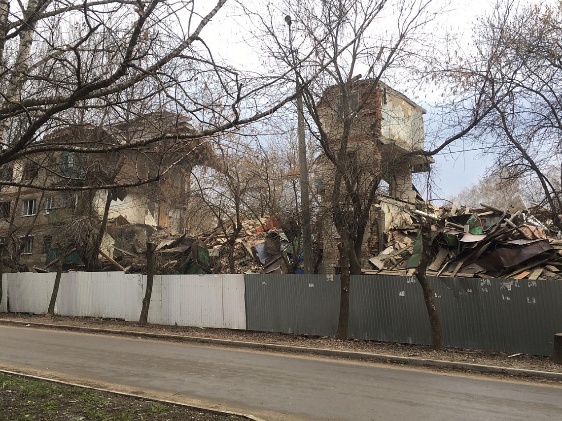 Пензенцы сообщили об очередном обрушении дома на ул. Ударной, 35
