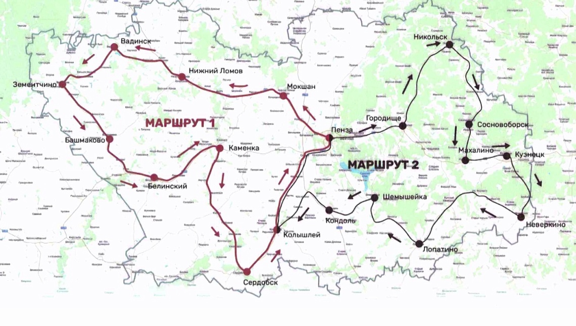 В Пензе дали старт областному автопробегу «Дорогами Победы»