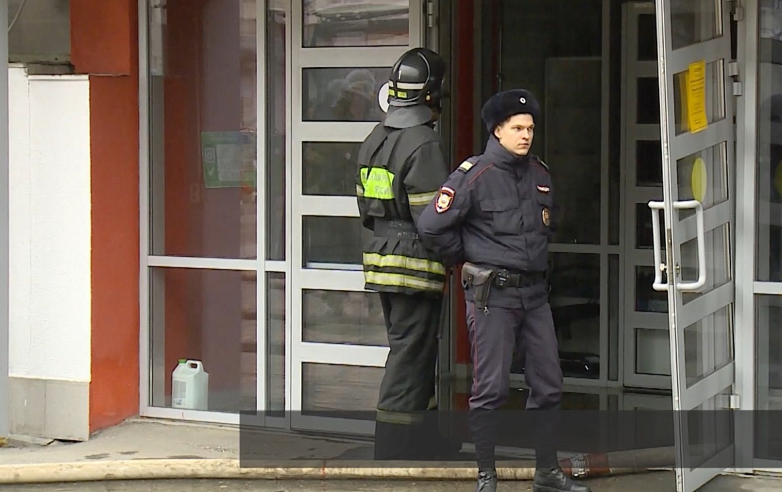 В торговом центре «Красные холмы» произошло возгорание