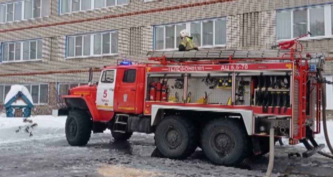 В Пензе в детском санатории «Нива» произошел крупный пожар