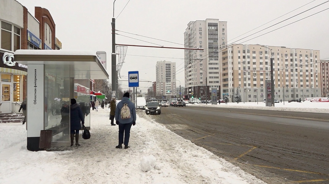 Коммунальщики продолжают очищать Пензу от снега