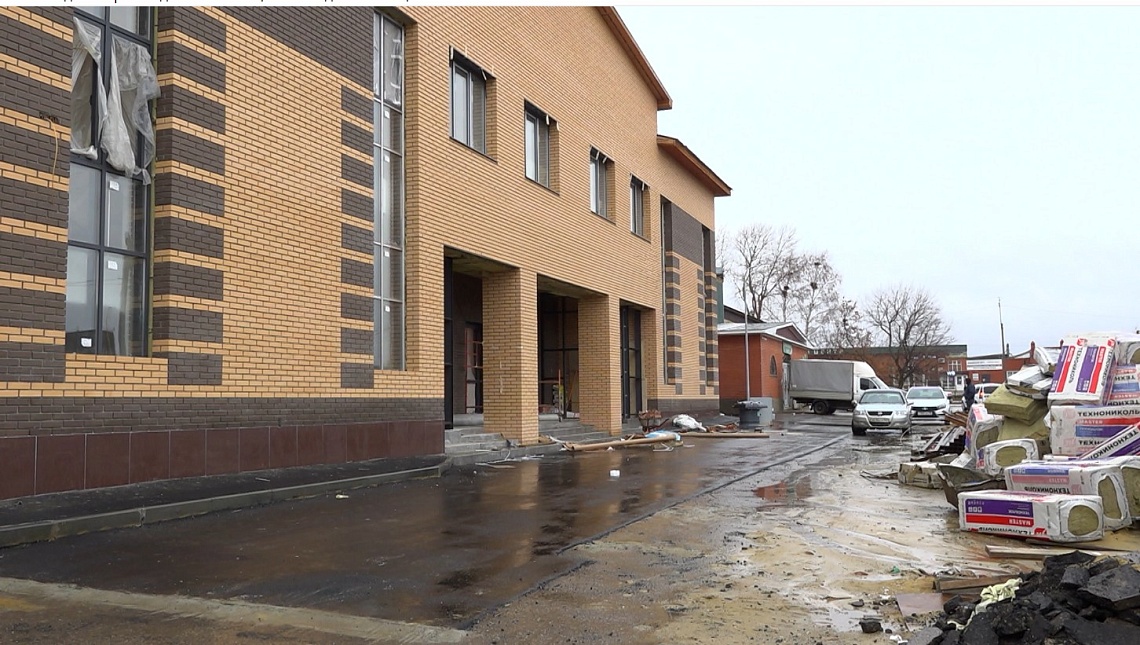 В Средней Елюзани завершается возведение нового дома культуры