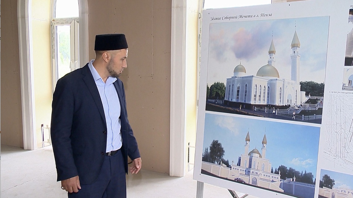 В Пензе работы по возведению новой Соборной мечети на проспекте Победы завершаются