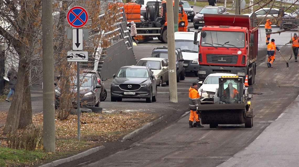 В Пензе начали ремонт участка улицы Красной