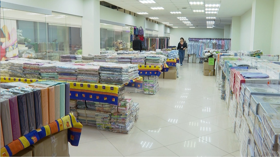 В Пензе работает выставка-продажа текстиля