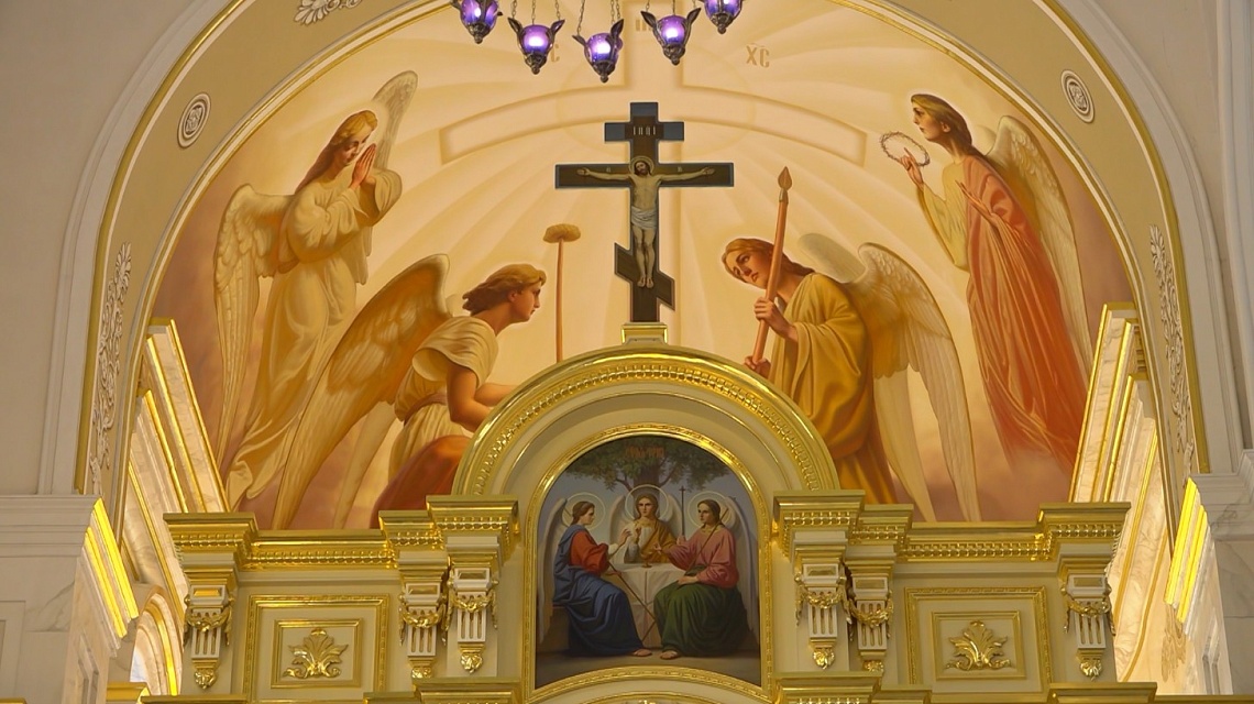 Пензенцам рассказали о росписи Спасского кафедрального собора