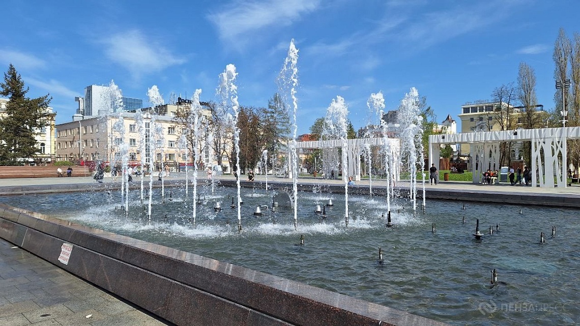 В центре Пензы 1 мая запустят фонтан