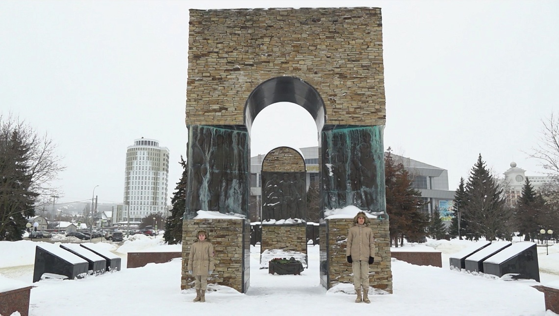 В Пензе у «Афганских ворот» открылась Вахта Памяти