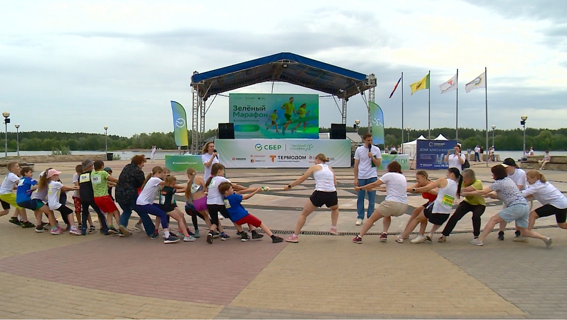В Пензе прошел массовый забег «Зеленый марафон»