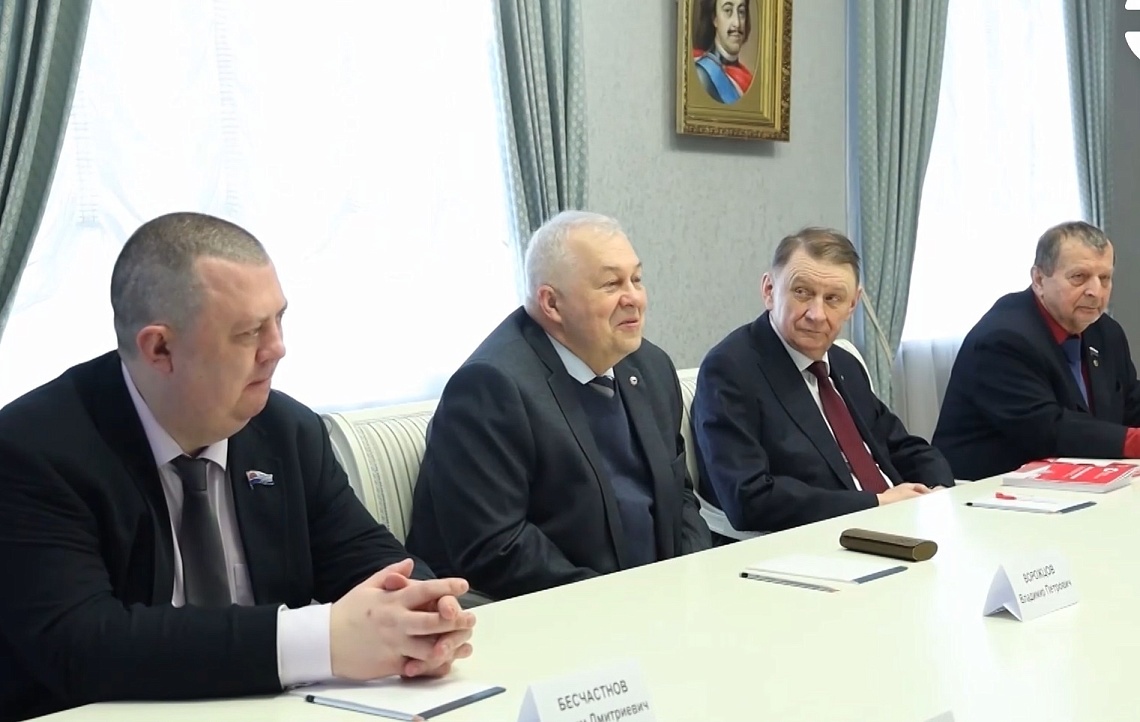 Губернатор встретился с председателем «Российской партии пенсионеров за социальную справедливость»