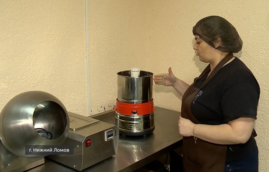 Жительница Нижнего Ломова открыла цех по изготовлению натурального шоколада