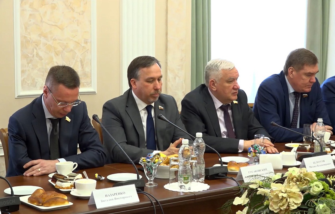 Рабочая встреча с гостями из Совета Федерации