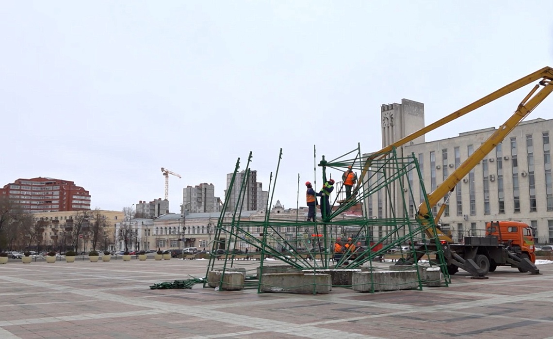 В Пензе начались приготовления к Новому году