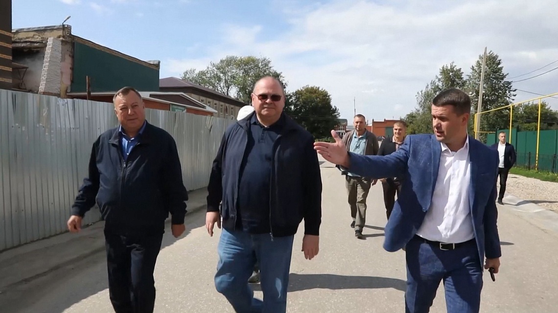 Губернатор Олег Мельниченко с рабочим визитом посетил Городищенский район