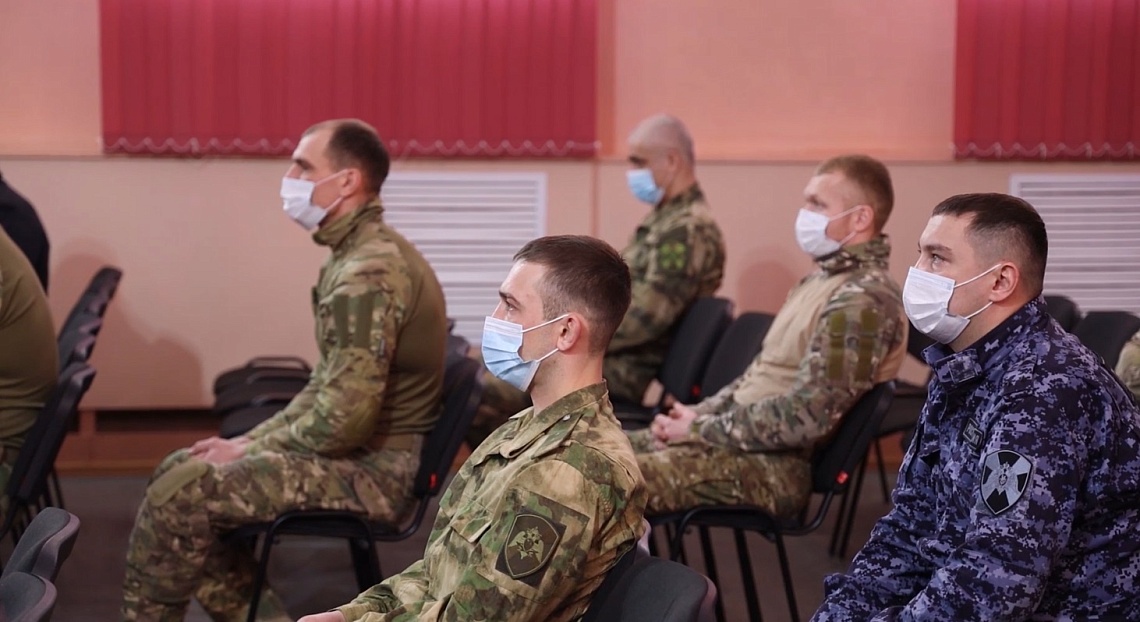 В Управлении Росгвардии состоялось подведение итогов служебно-боевой деятельности за 2021 год