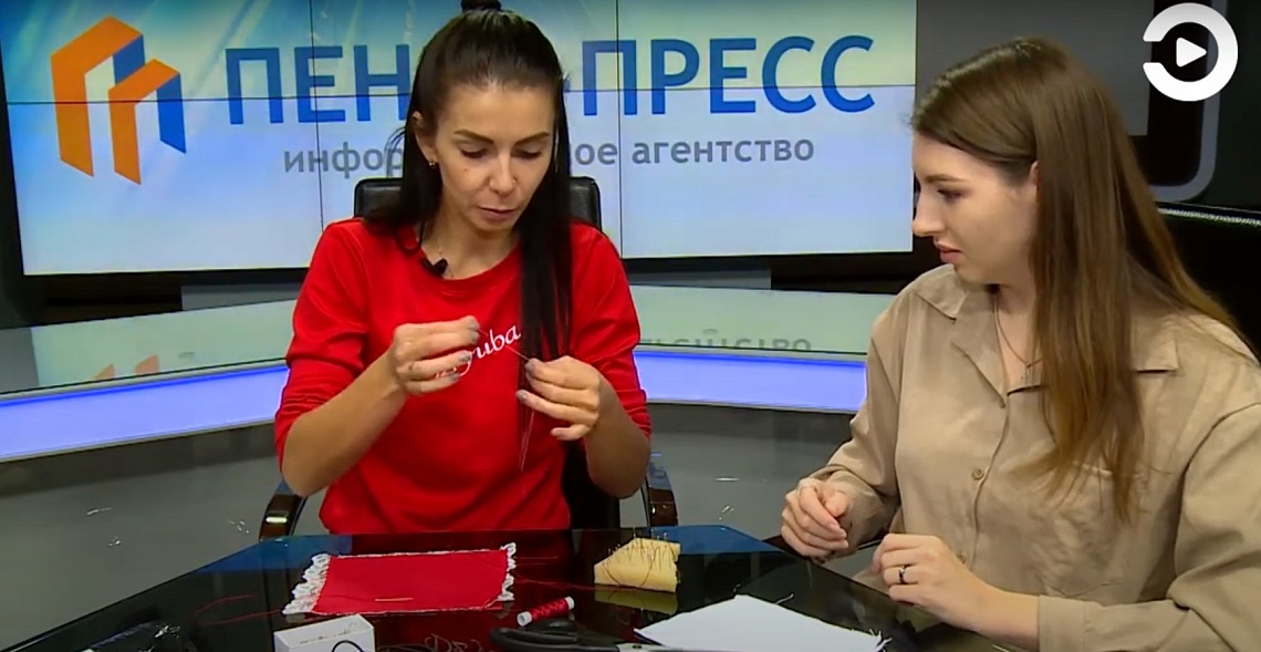 Пензячка показала, как самому сшить маску