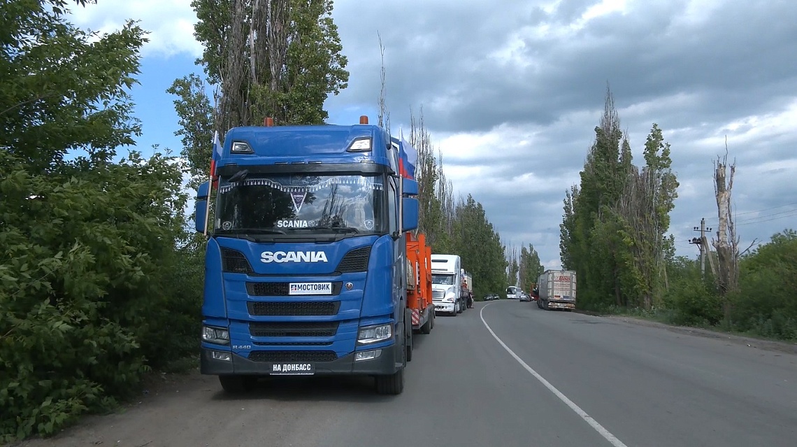 В ДНР привезли спецтехнику из Пензенской области