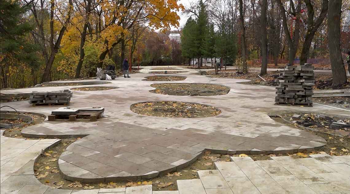 Ремонт пензенского парка им. В. Г. Белинского завершится в ноябре