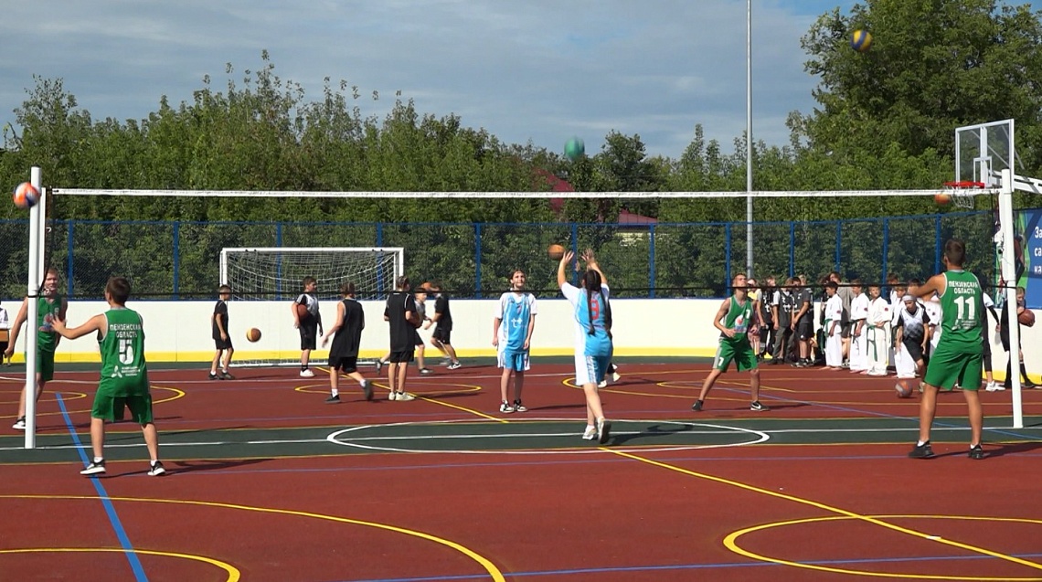 В Пензенской области открылись многофункциональные спортивные площадки