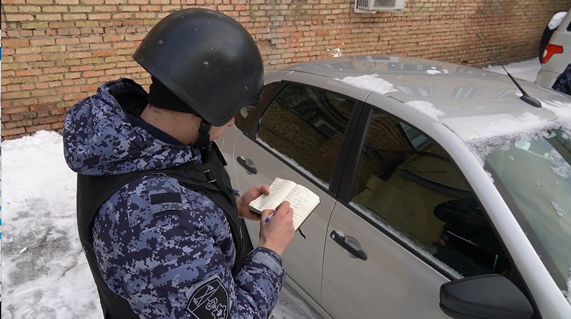 В Пензе сотрудники Росгвардии задержали вандала