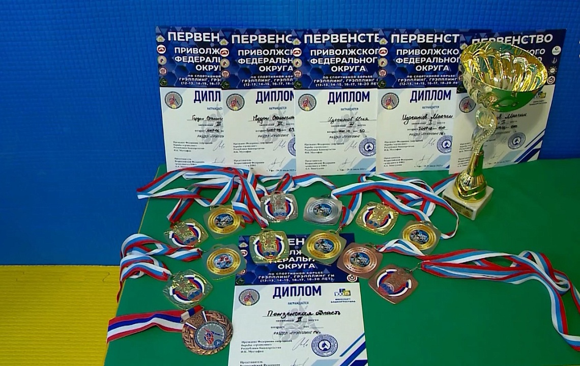 Пензенские атлеты выиграли медали на чемпионате России по спортивной борьбе