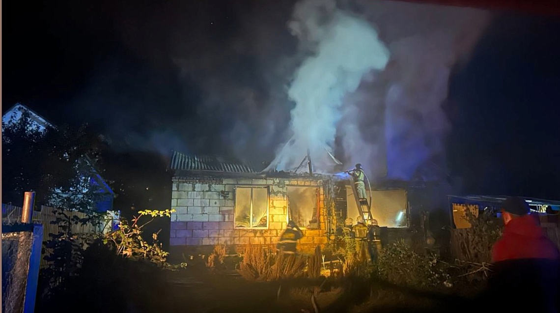 В Пензенской области в минувший вечер произошло два возгорания