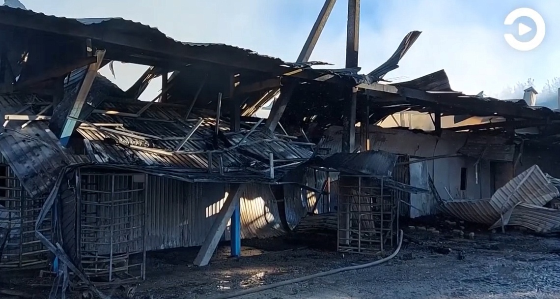 На одной из пекарен Пензенской области произошел крупный пожар