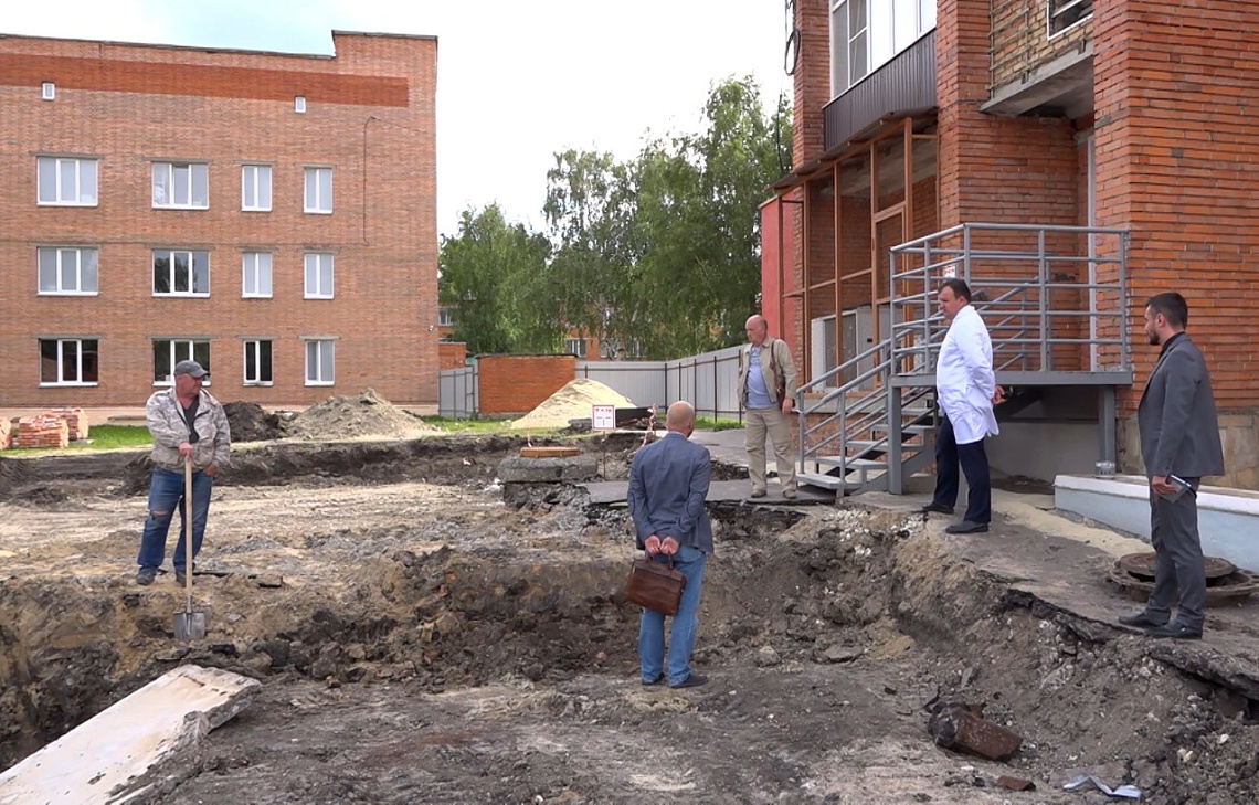 В пензенской клинической больнице №6 имени Г.А. Захарьина ремонтируют приемное отделение