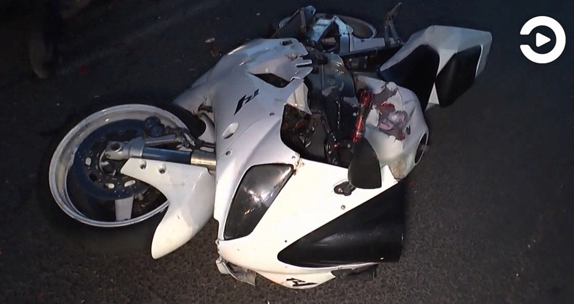 На улице Ладожской в Пензе произошло ДТП с участием мотоциклиста