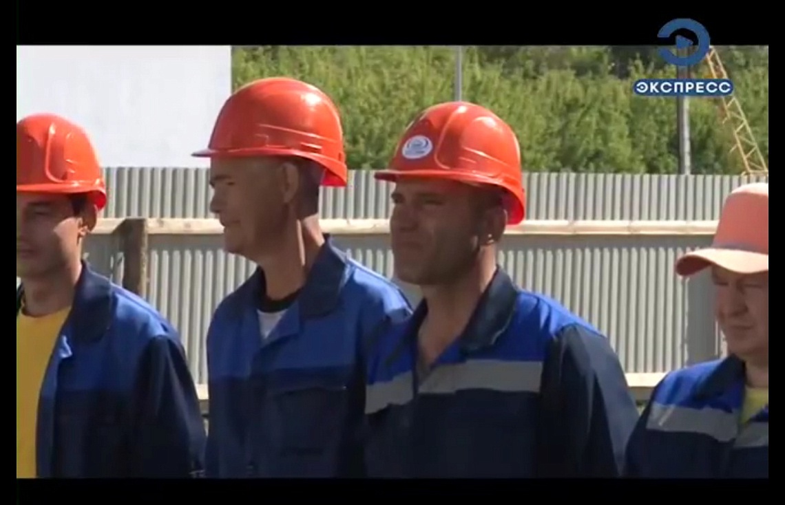 В Пензе каменщики соревновались за звание лучшего