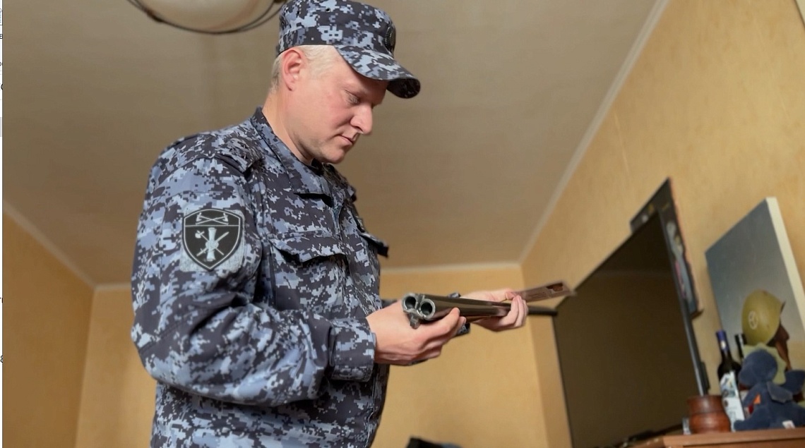 Сотрудники Росгвардии напомнили пензенцам о правилах хранения оружия