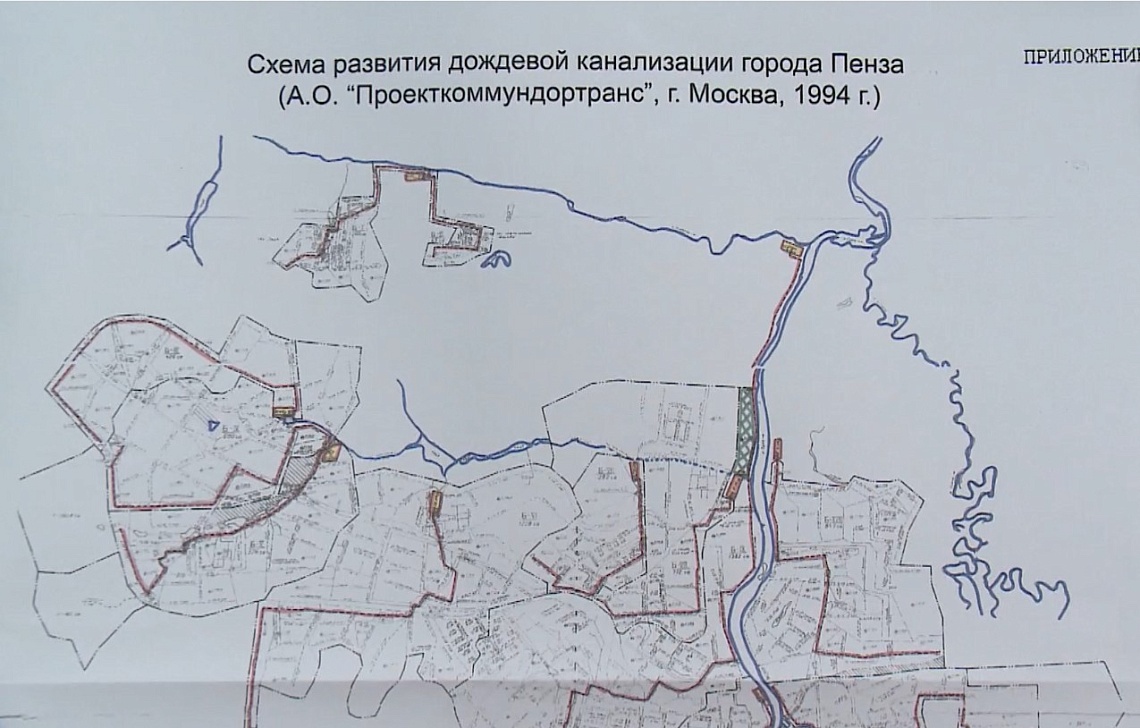 В Пензе более четырех километров ливневой канализации появится в этом году