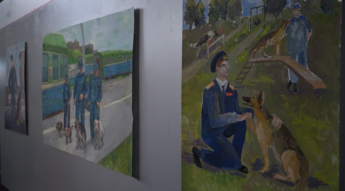 В Пензе открылась выставка рисунков, посвященных правоохранительным органам