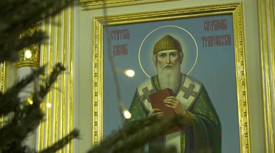 В Спасский кафедральный собор доставят башмачок с мощей святителя Спиридона, епископа Тримифунтского