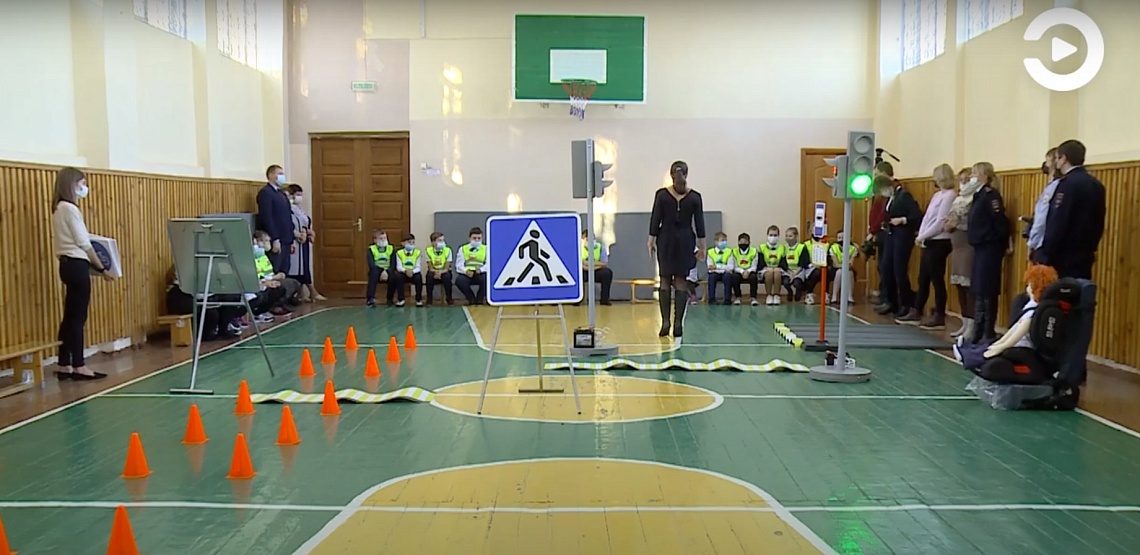 В Грабовской школе прошел первый урок в «Лаборатории безопасности»