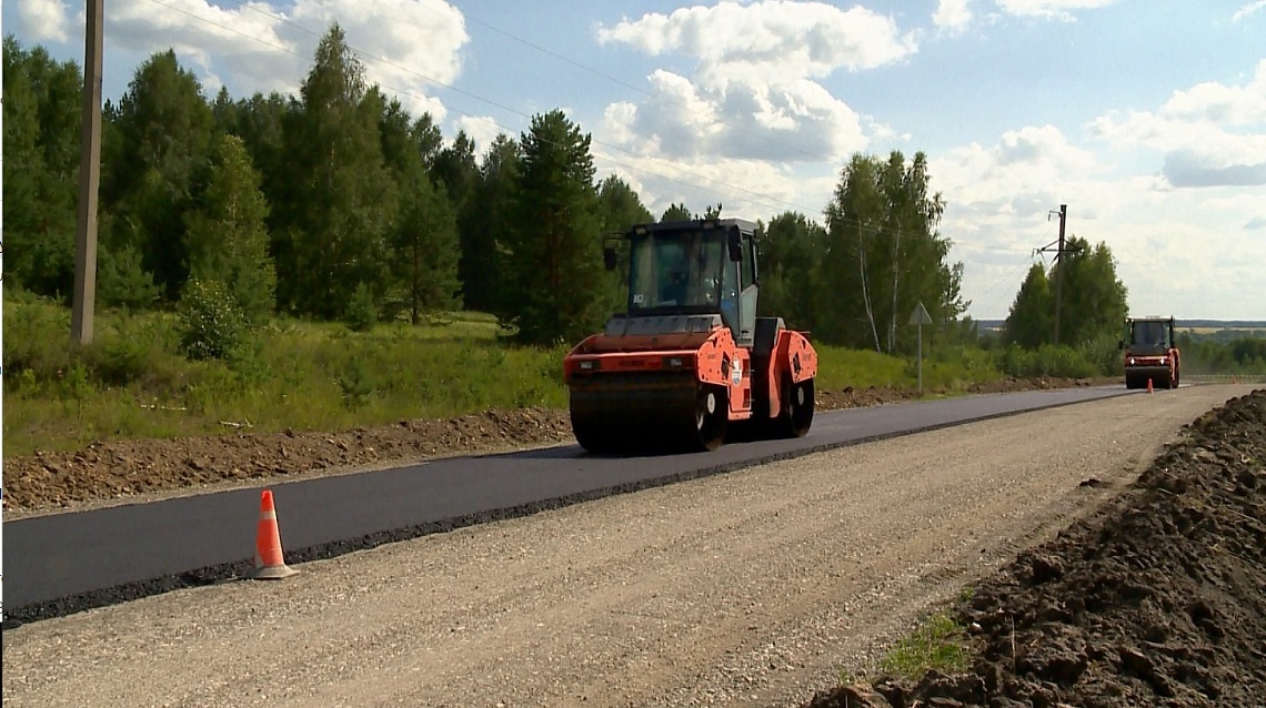 В Пензенской области ремонтируют трассу «Кондоль — Шемышейка»