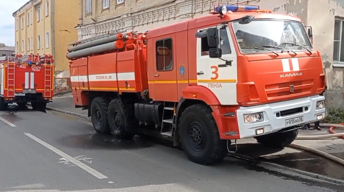 В центре Пензы произошел смертельный пожар
