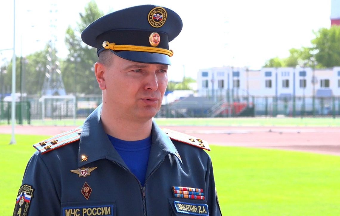 В Пензе проходят соревнования среди спасателей МЧС