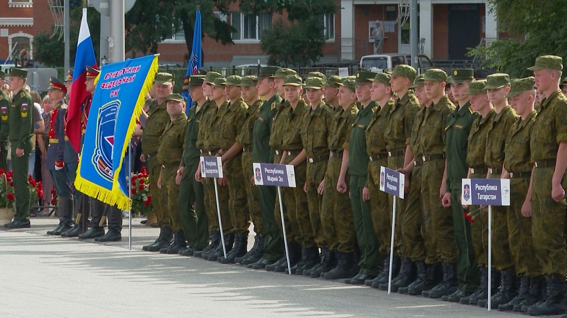 В Пензе состоялась торжественная церемония открытия военно-патриотических сборов «Гвардеец»