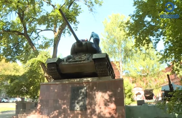 Пензенский монумент «Танк Т-34» готовят к реставрации