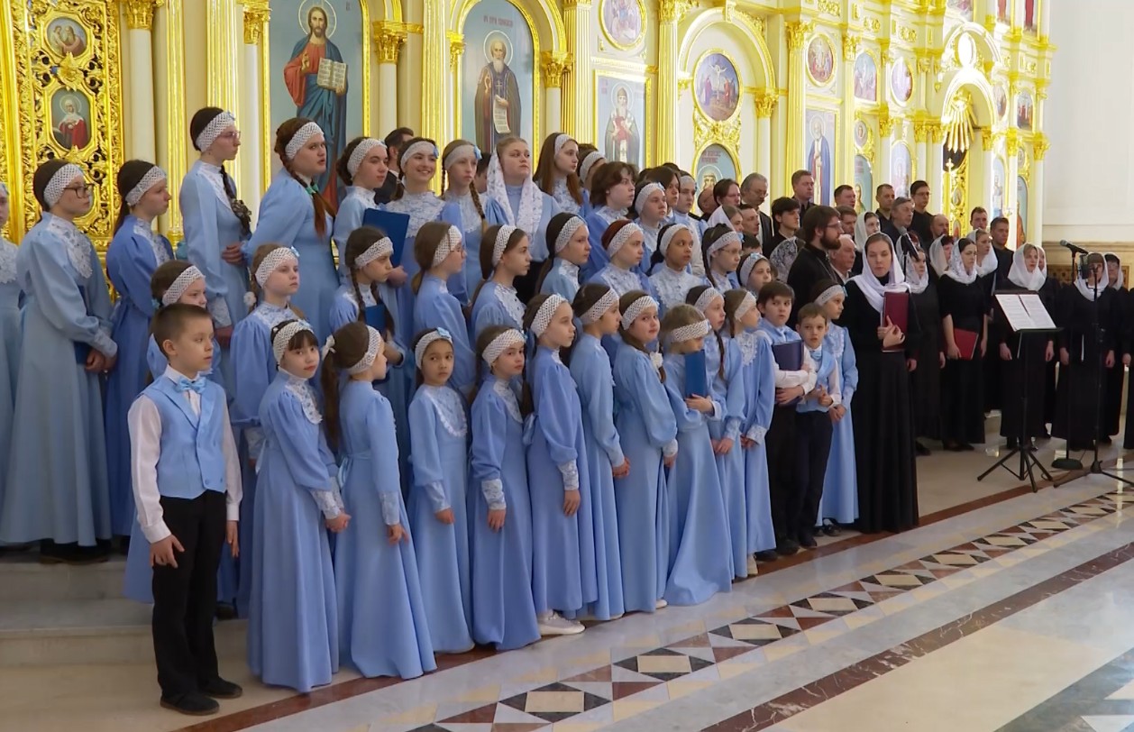 Православный хор храма в Минусинске